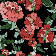 Behang Beautiful floral seamless pattern . © Sonulkaster