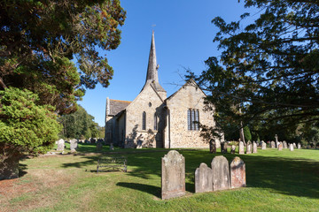Fototapeta na wymiar View of the church in Horsted Keynes Sussex