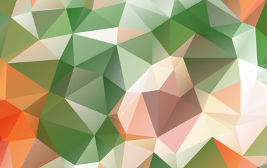 Fototapeta premium Abstract polygonal triangular background - vector illustration.e