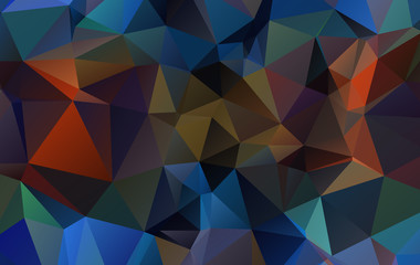 Obraz premium Vector Abstract Design Hexagonal Background polygonal style