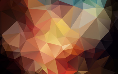 Obraz premium Vector Abstract geometric shape polygonal style