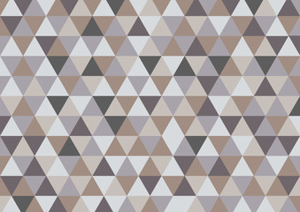 Abstract triangle background in grey brown color | print and web graphic design | modern style artwork
