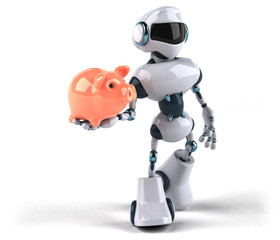 Naklejka premium Robot