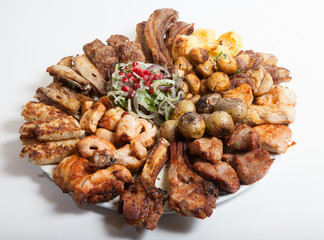 Grilled meat dish