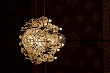 Obraz premium beautiful crystal chandelier 
