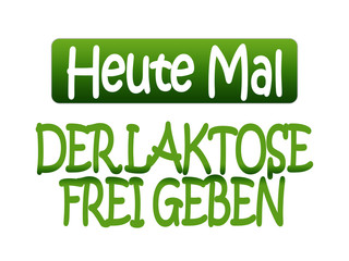 Der Laktose frei geben