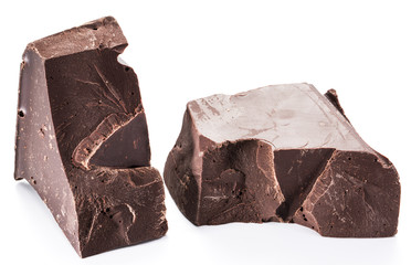 Chocolate blocks.