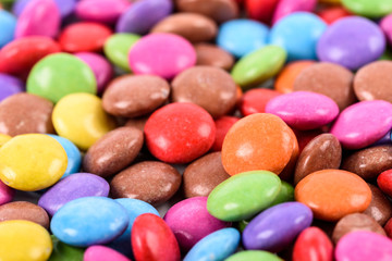 Fototapeta na wymiar Group Of Sweet Colorful Candy Close Up