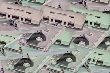 Audio cassette and tape