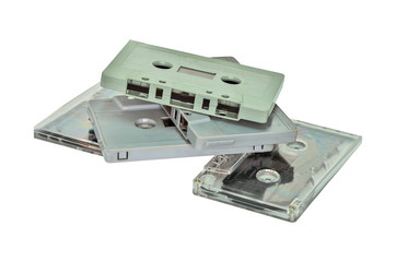 Audio cassette and tape