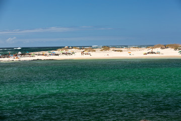  Del Castillo Beach of El Cotillo on Fuerteventura . Canary Island. Spain
