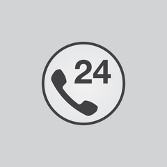 24h support icon