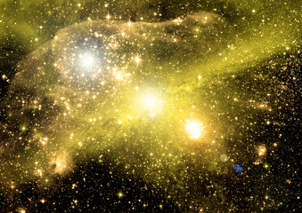 galaxy in a free space © marusja2