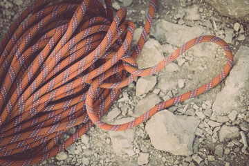 Climbing rope detail