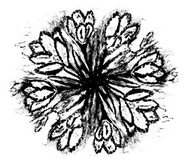 Crocus Flowers Painting