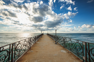 Obraz premium Cloudscape over the sea