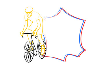 Obraz premium Cyclisme