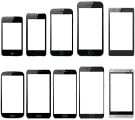 Mobile Phone Smartphone Collection Blank Device