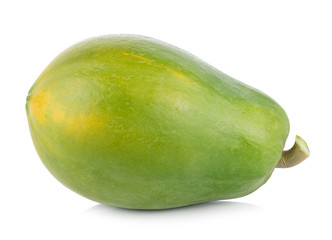 papaya isolated on a white background