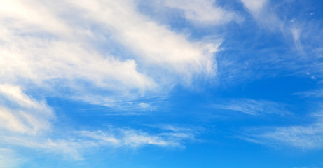 in oman the fluffy cloudy sky and empty space