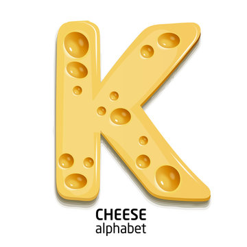 Cheese Alphabet Letter