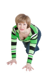 will wipe the beautiful woman to the utmost