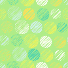 Seamless pattern with circle elements