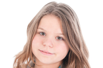 portrait of the beautiful young girl