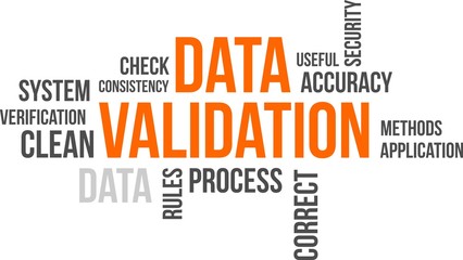 word cloud - data validation