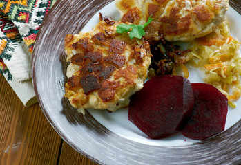 Lithuanian chicken cutlets