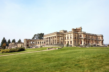 Witley Court ruins formal gardens and classical fountains