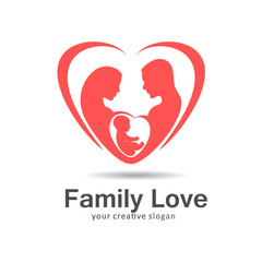 Logo family love