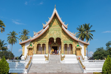 Haw Pha Bang Buddha temple of the National museum complex of Lua
