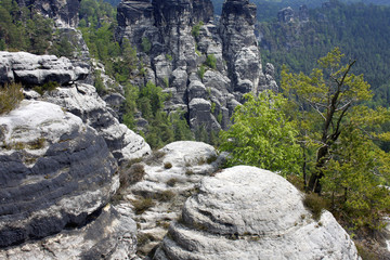 Elbsandteingebirge Saechsische Schweiz Sandstein Sachsen