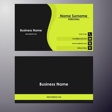 business card template design