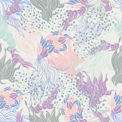 Beautiful colorful abstract seamless pattern. Background, texture, textile, fabric