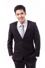 happy smiling businessman