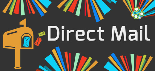 Direct Mail Dark Colorful Elements 