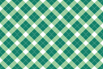 Green vector tartan