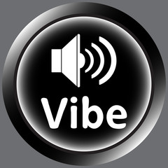 Icon black vibe loudspeaker