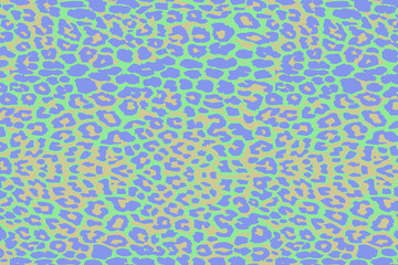 Seamless blue leopard texture pattern.