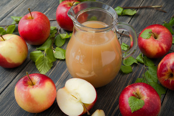 fresh apple juice