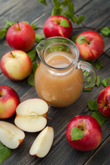 fresh apple juice