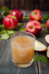 fresh apple juice