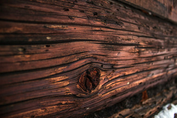 Details in the wooden wall