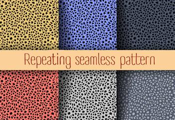 Seamless repeating patterns zebra
