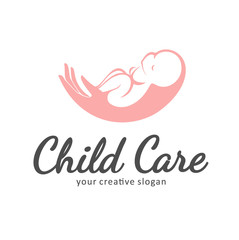 Logo of child care, motherhood and childbearing