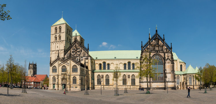 M&uuml;nster in Westfalen, Panorama  St. Paulus Dom