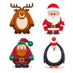 Set Christmas Characters