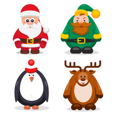 Set Christmas Characters